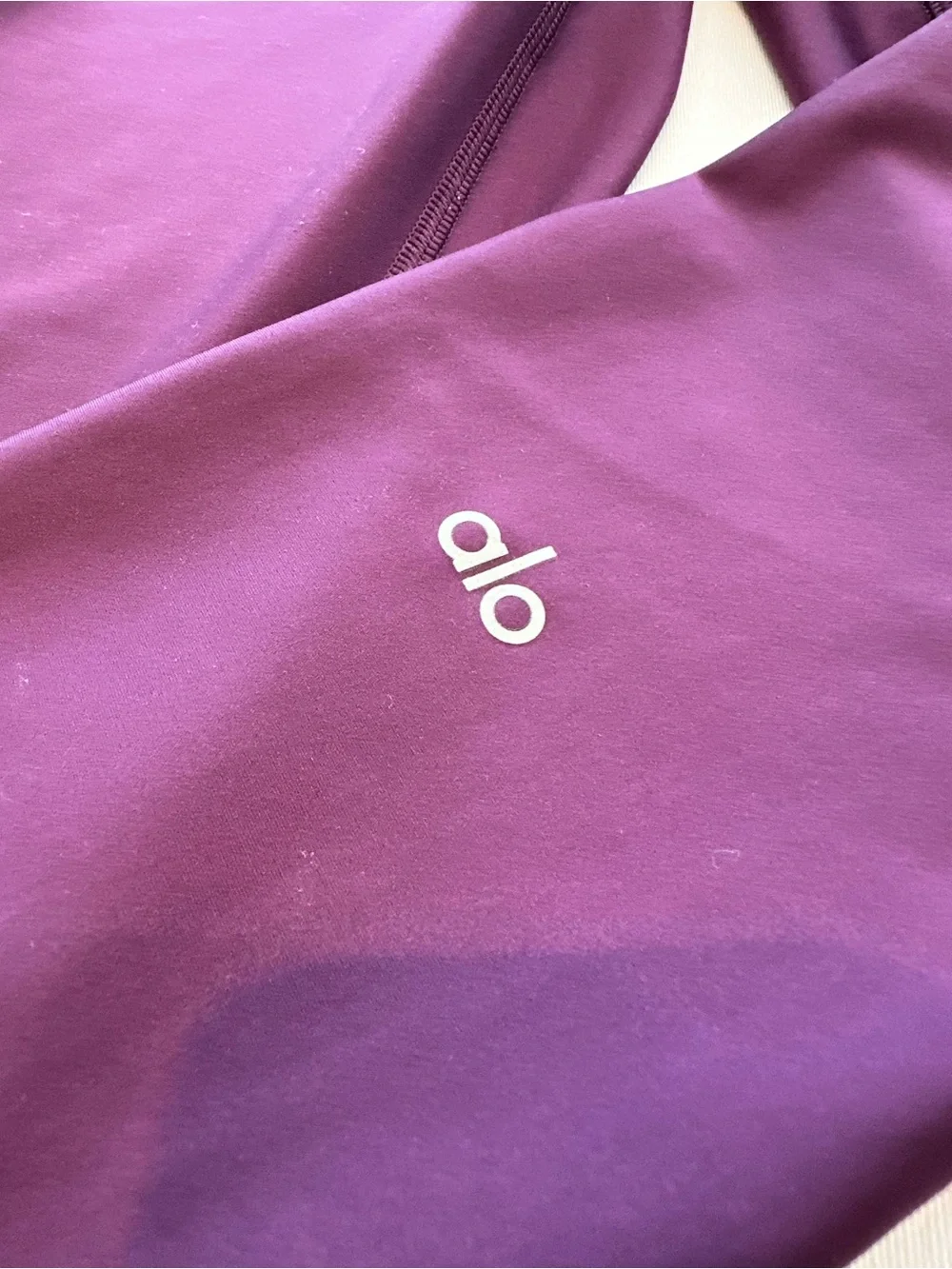 ALO Yoga Deep Plum High-Waist Leggings